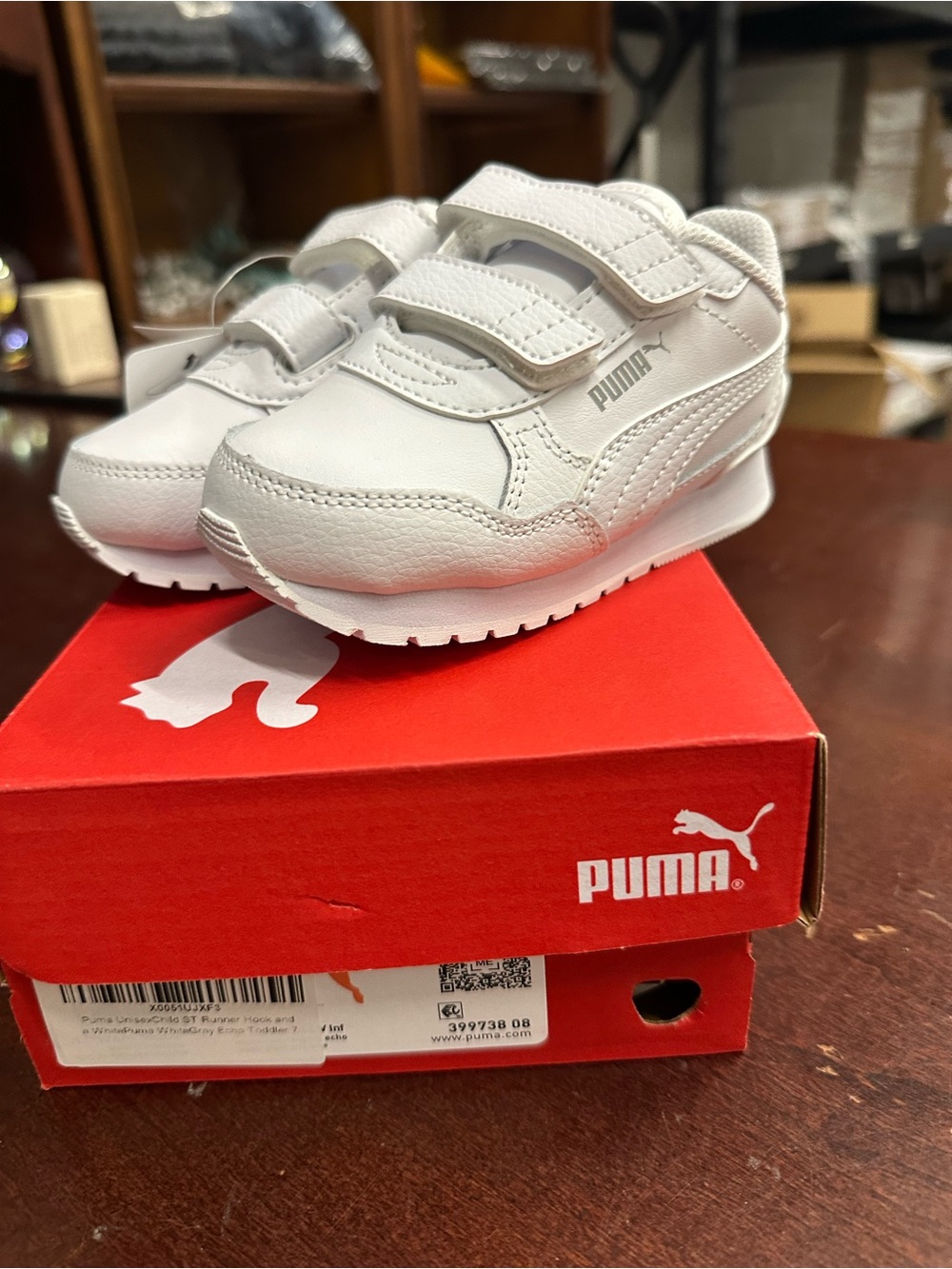 Puma Unisex-Child St Runner Hook and Loop ers 7C